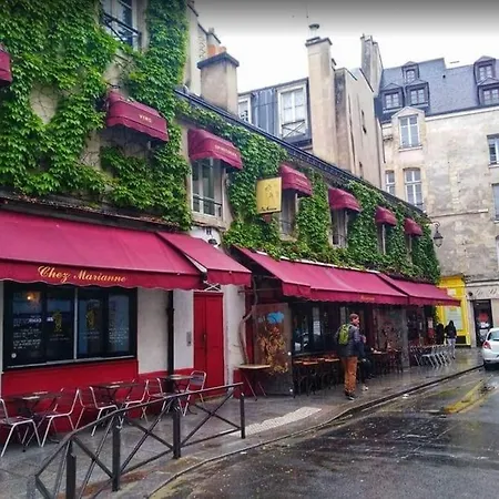 公寓 Ile St Louis-bastille-3brd-paris 4e *